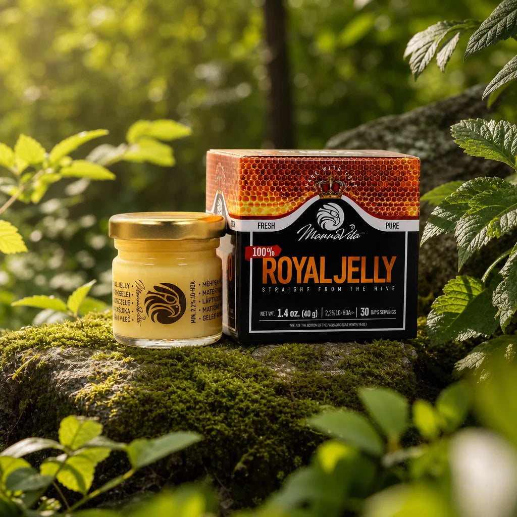 Mannavita, Geleia Real fresca pura • 2,2% 10-HDA • 40g