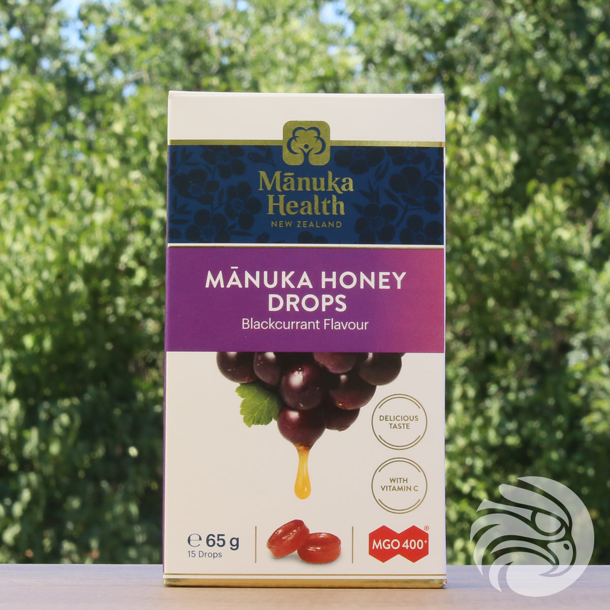 Pastilhas de mel de Manuka com groselha preta • 15 unid.