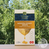Pastilhas de mel de Manuka com gengibre natural e limão • 15 unid.