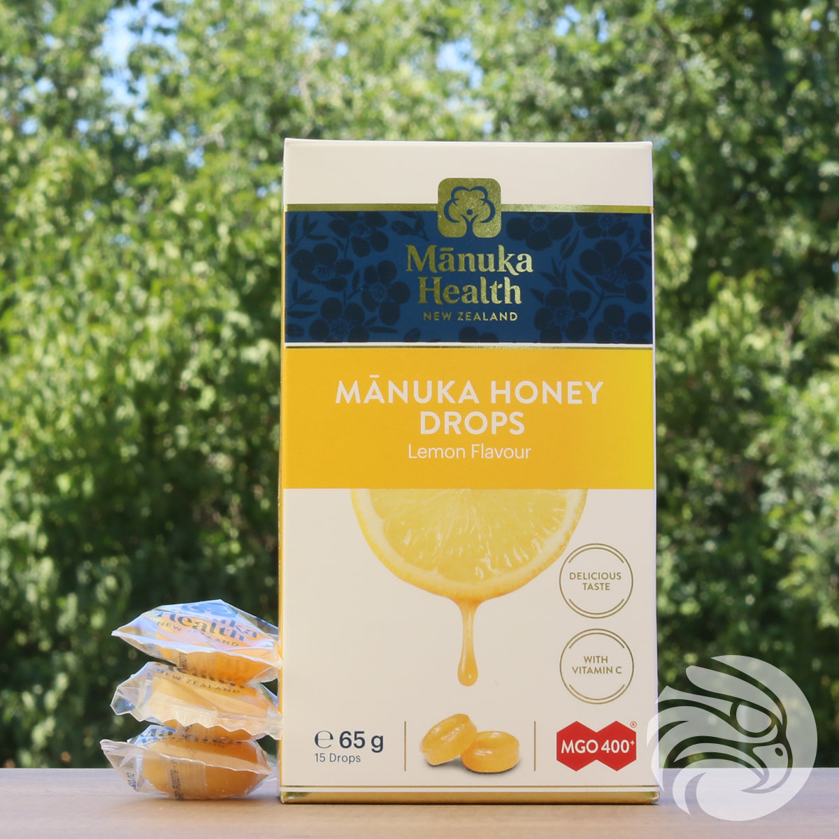 Pastilhas de mel de Manuka com limão natural • 15 unid.