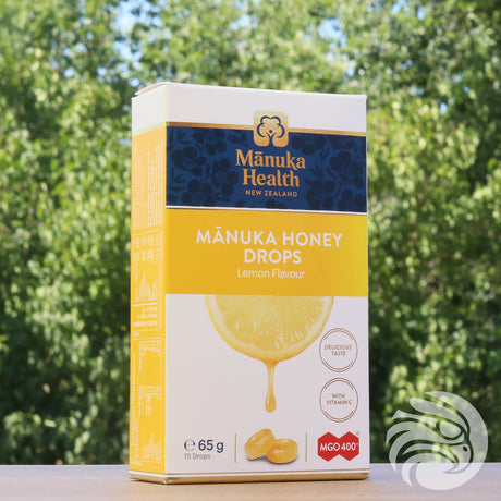 Pastilhas de mel de Manuka com limão natural • 15 unid.