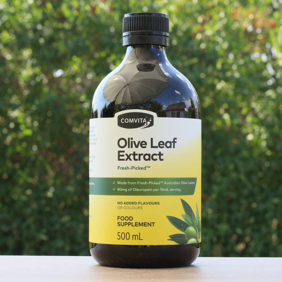 Extrato líquido de folha de oliveira Comvita • 500 ml