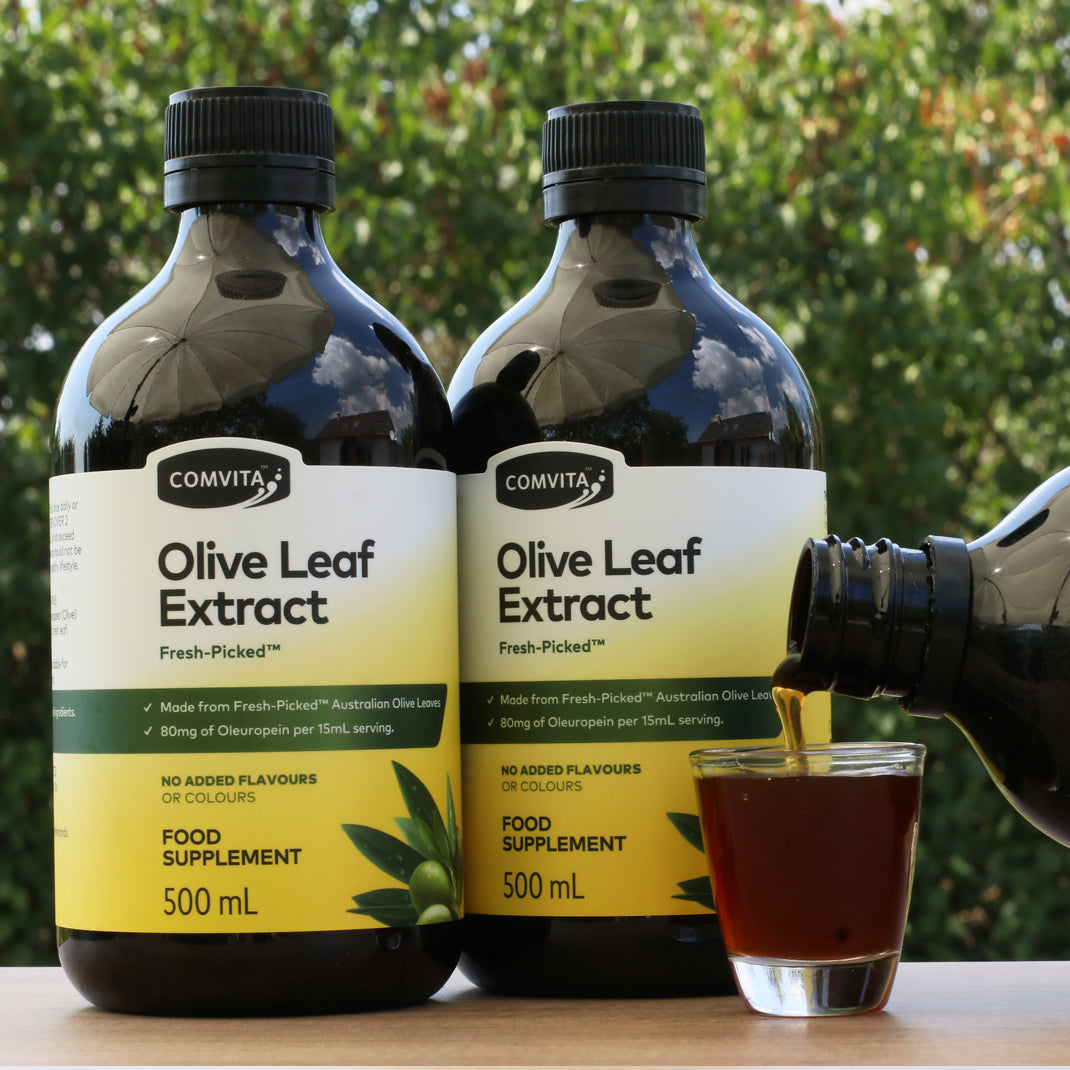 Extrato líquido de folha de oliveira Comvita • 500 ml