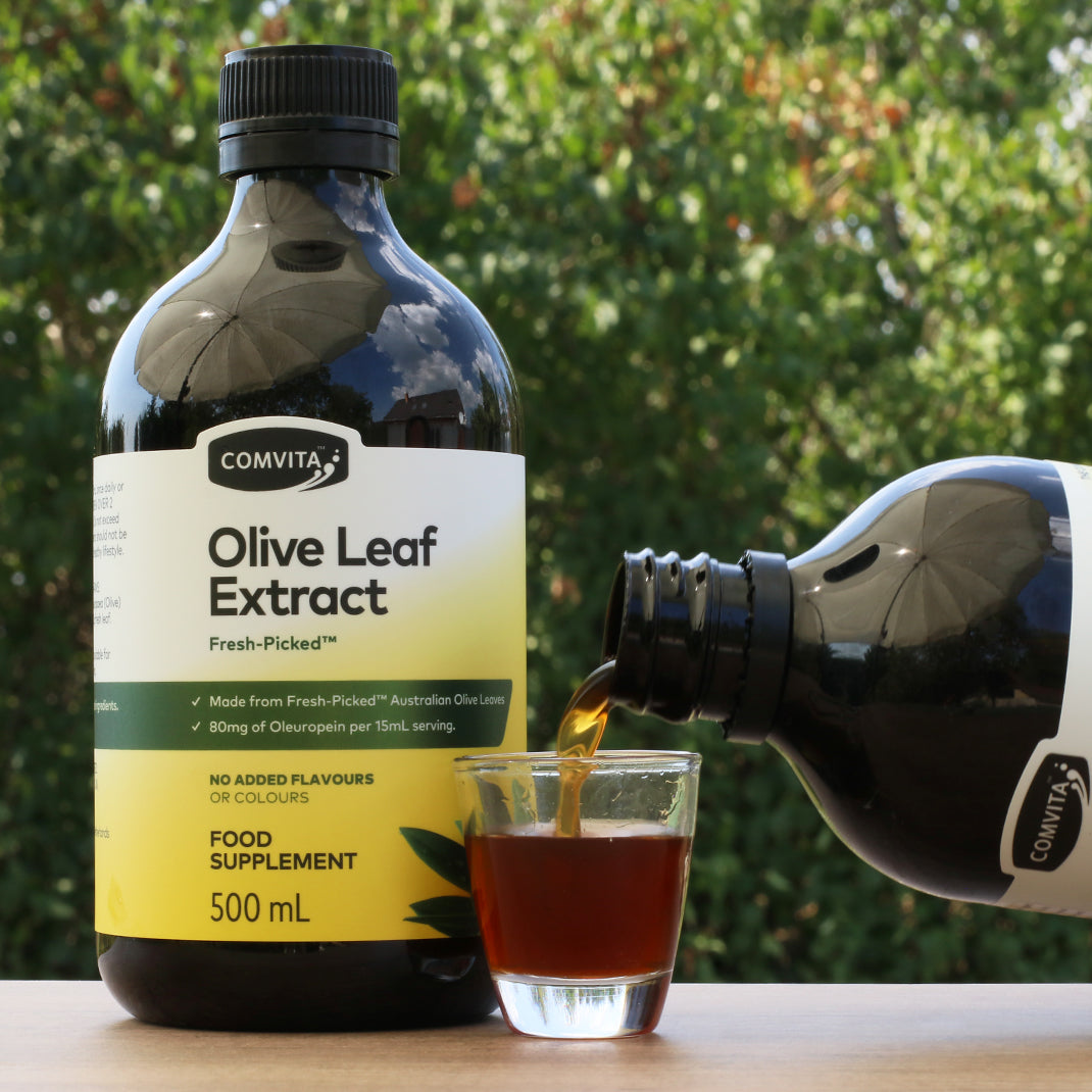Extrato líquido de folha de oliveira Comvita • 500 ml