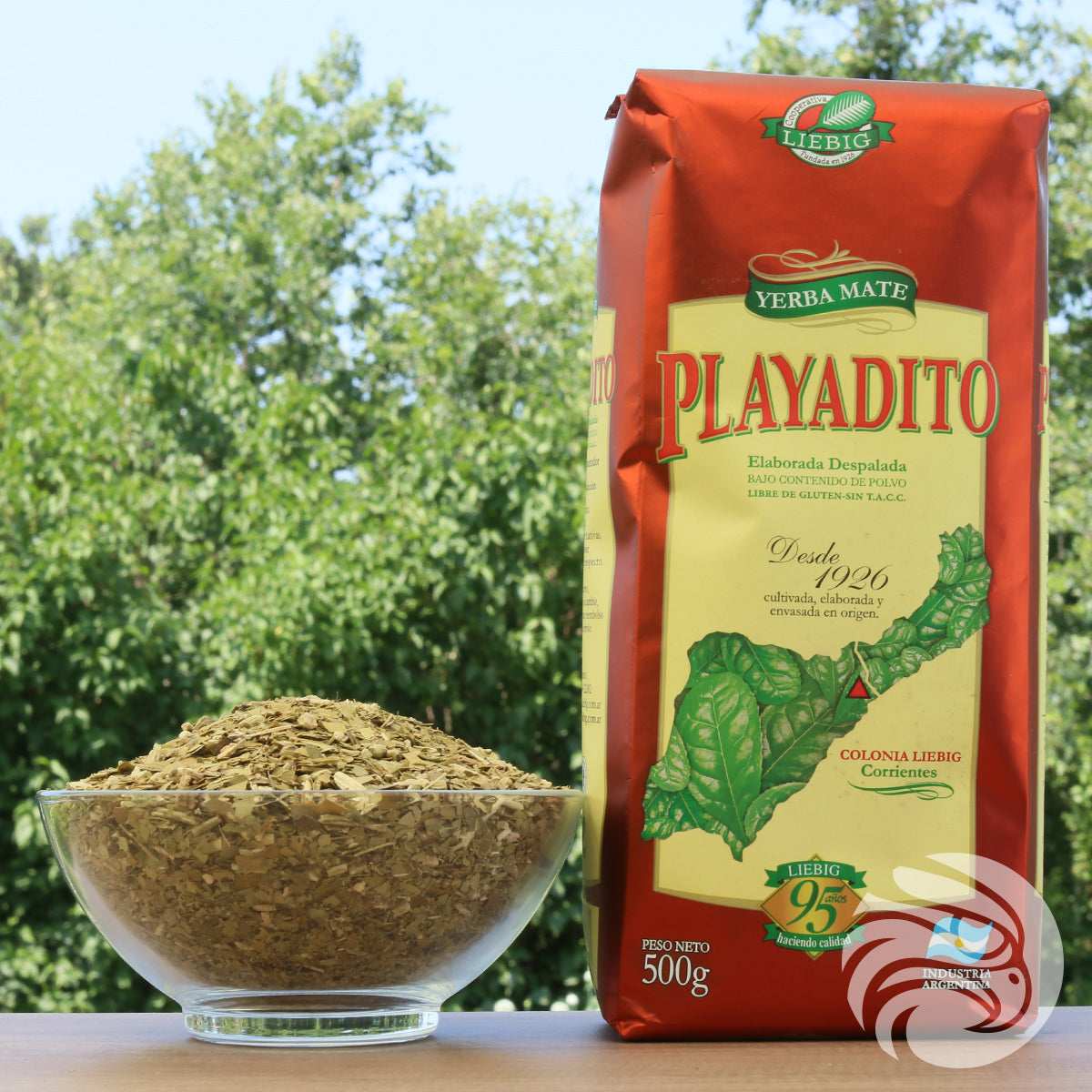 Erva-mate Playadito • Elaborada DESPALADA • 500 g