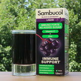 Xarope de sabugueiro preto Sambucol, sem açúcar • 120 ml
