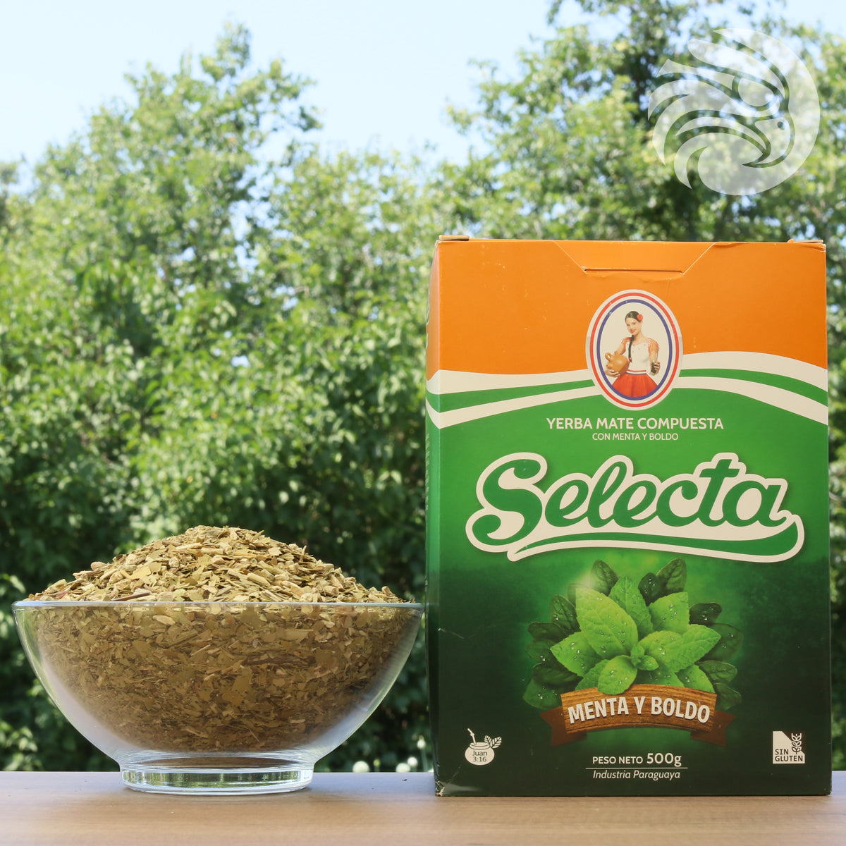 Chá de yerba mate Selecta • Boldo + Hortelã • 500 g