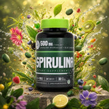 Mannavita, comprimidos de Spirulina 500 mg • 180 unid.