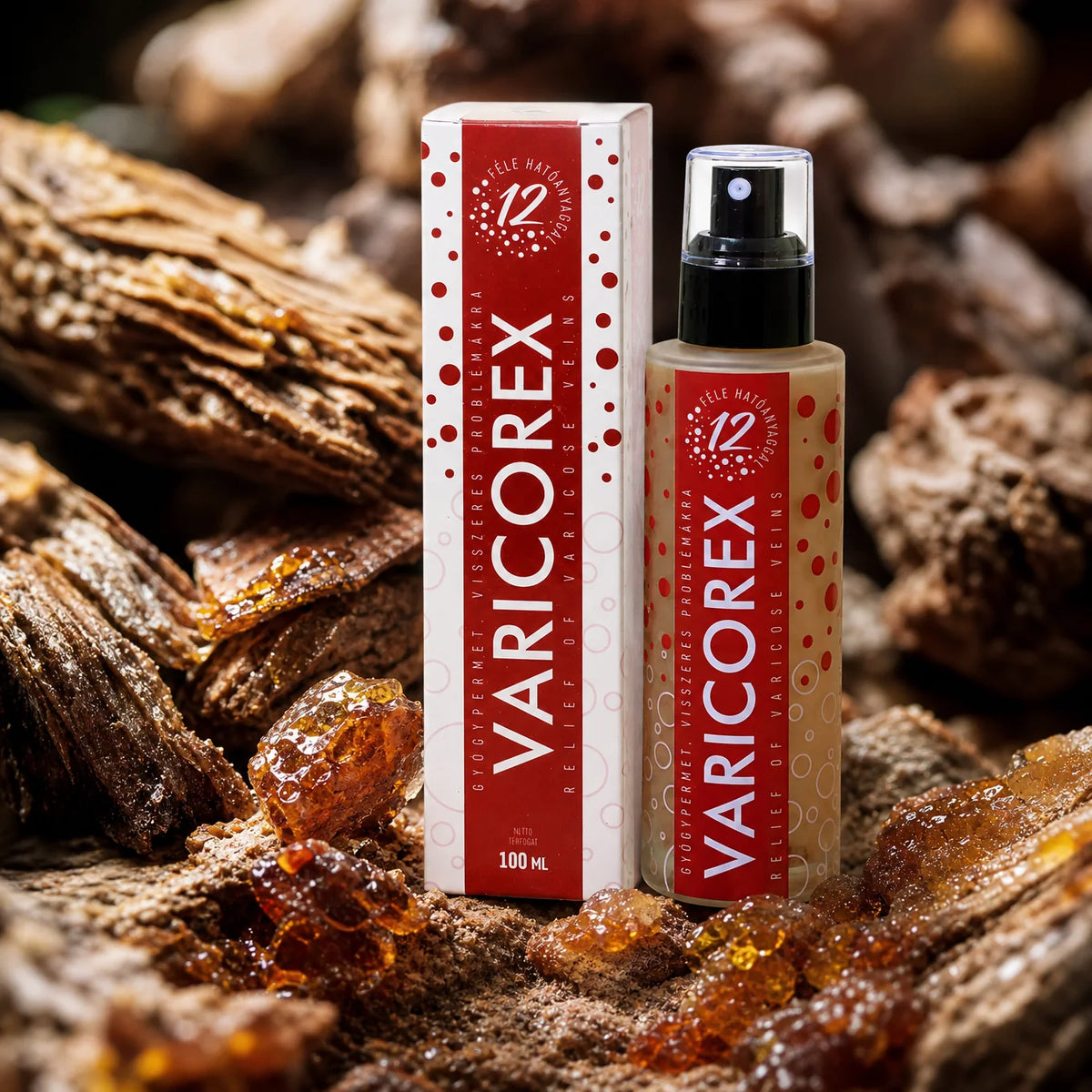 VARICOREX Spray Cicatrizante, para Alívio de Varizes • 100ml