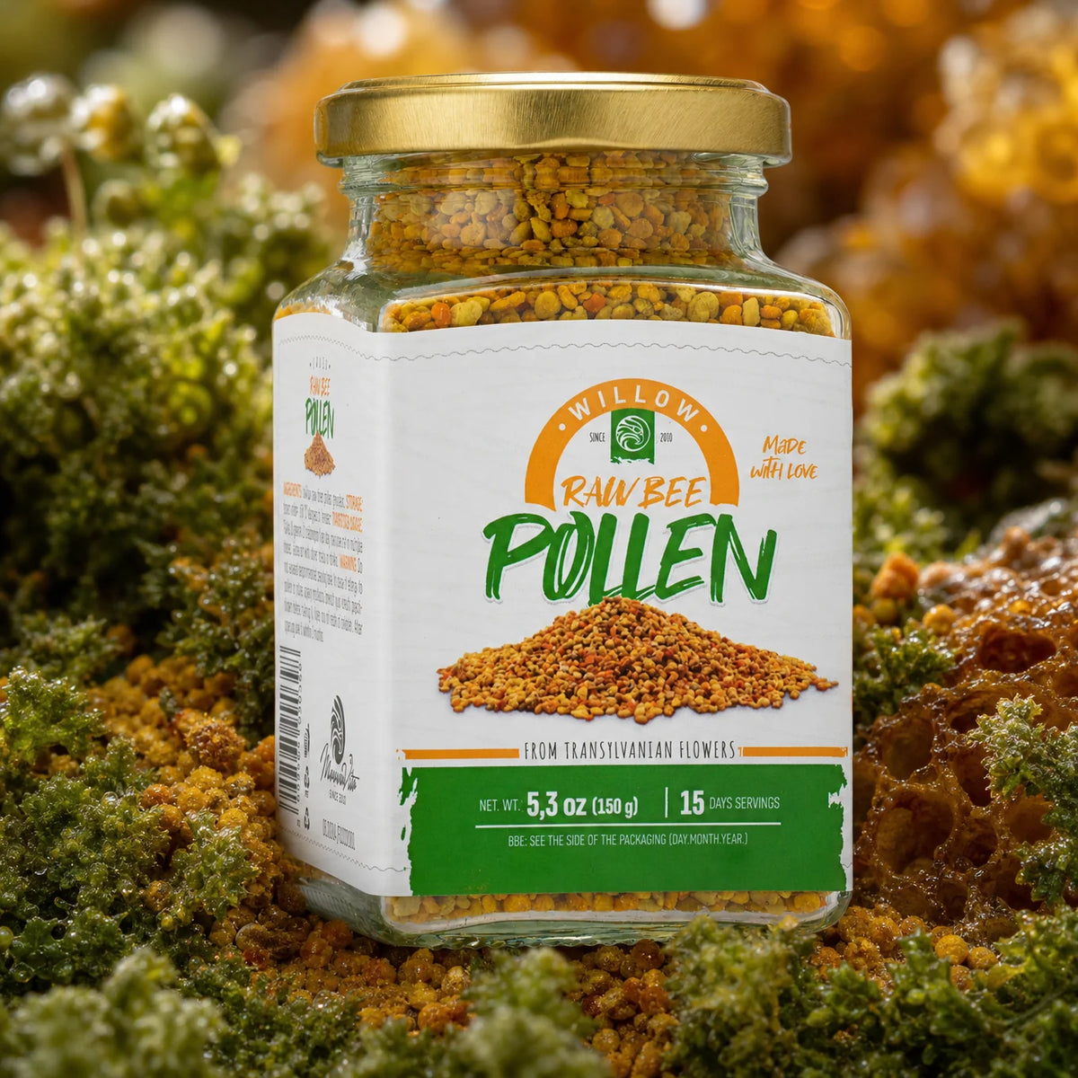 Mannavita pólen de abelha cru de Salgueiro • 150g