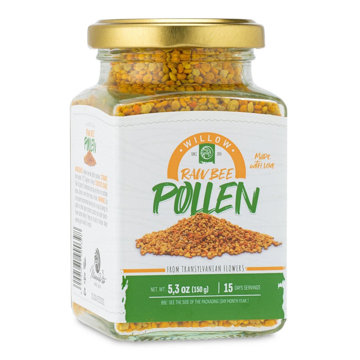 Mannavita pólen de abelha cru de Salgueiro • 150g